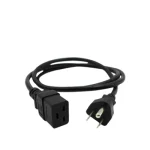 Power Cable Cord C19, 16A 1.5m Replacement Power Cable for (Antminer, Iceriver, iBeLink, Whatsminer)